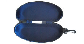 School Shades wrap-around sunglasses provide a space to write your name on your glasses and your case